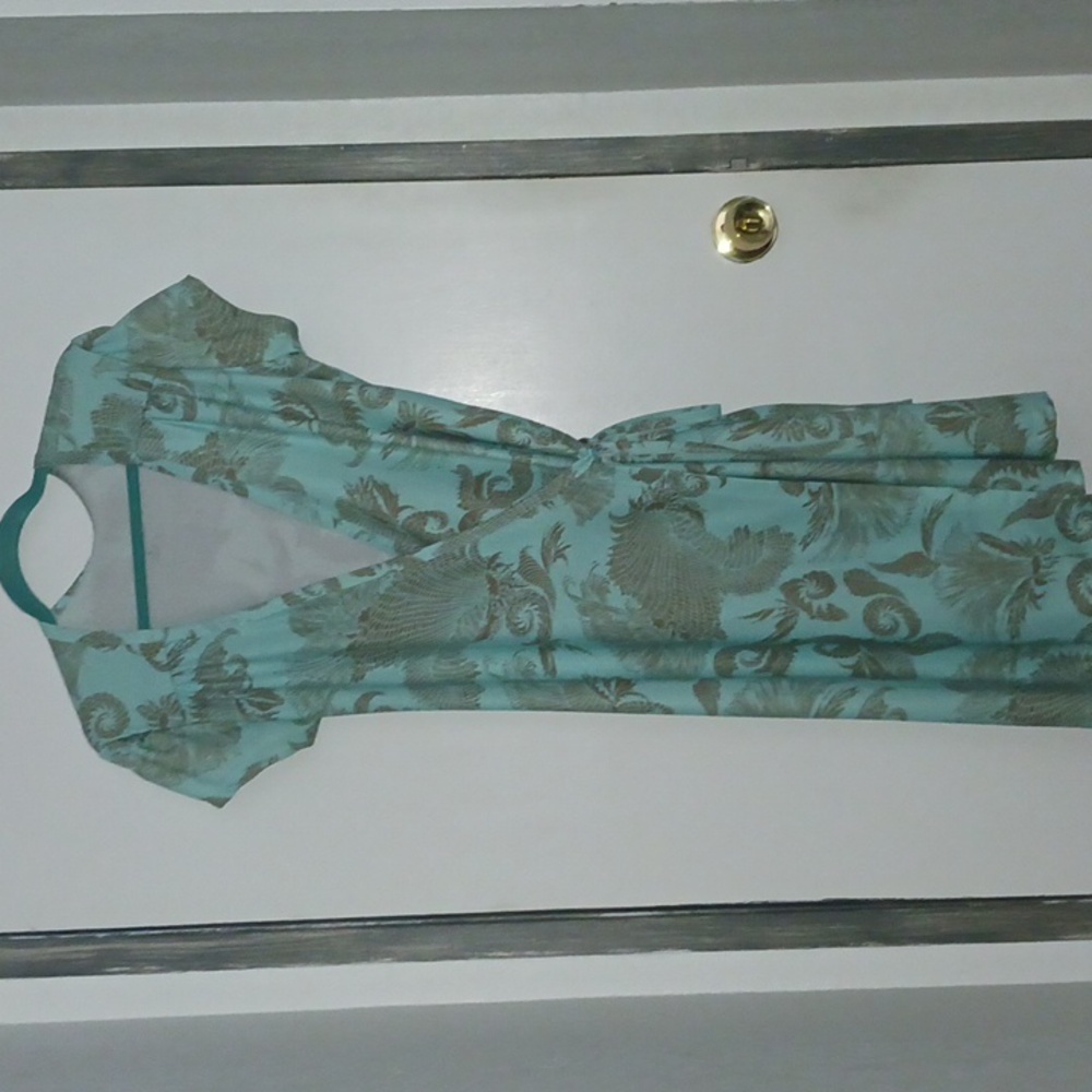 Athleta NYLON SPANDEX Wrap Dress